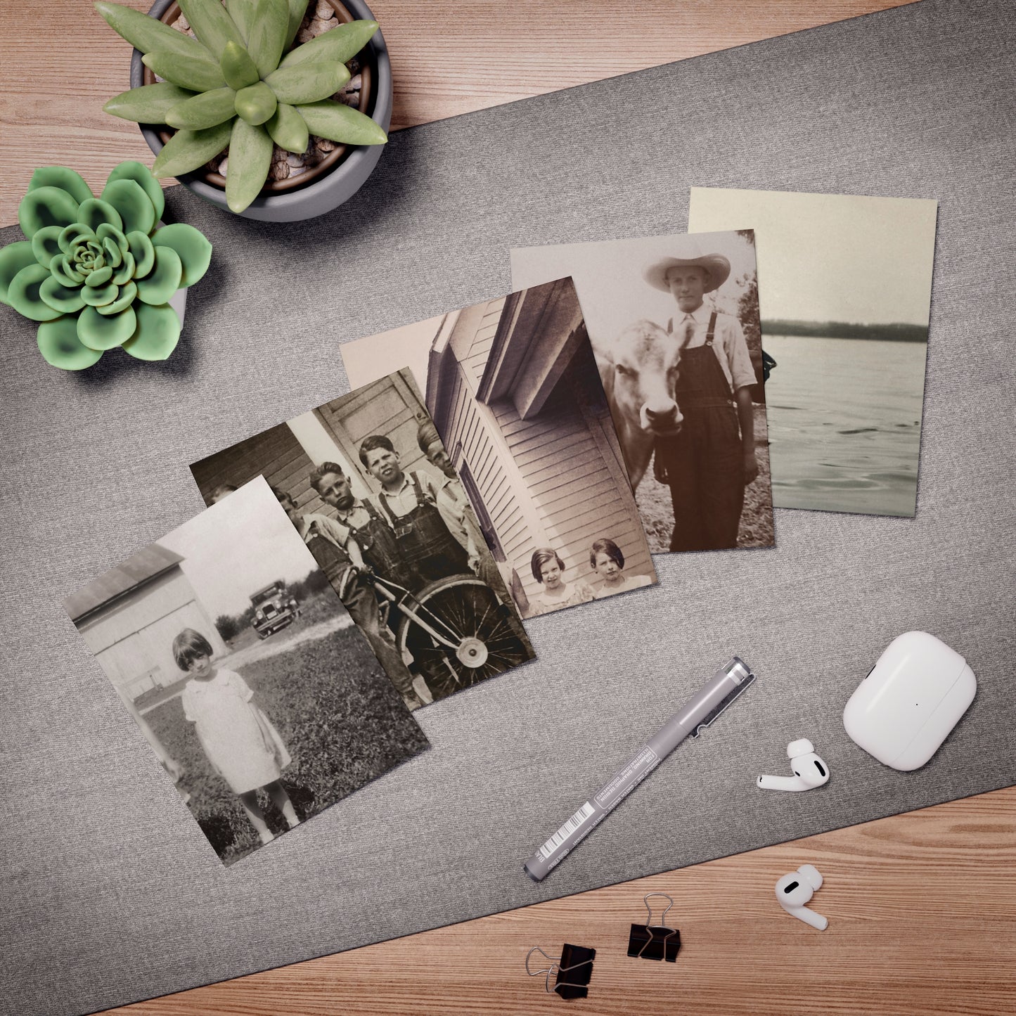 Vintage Photo Cards - Set 1: Children