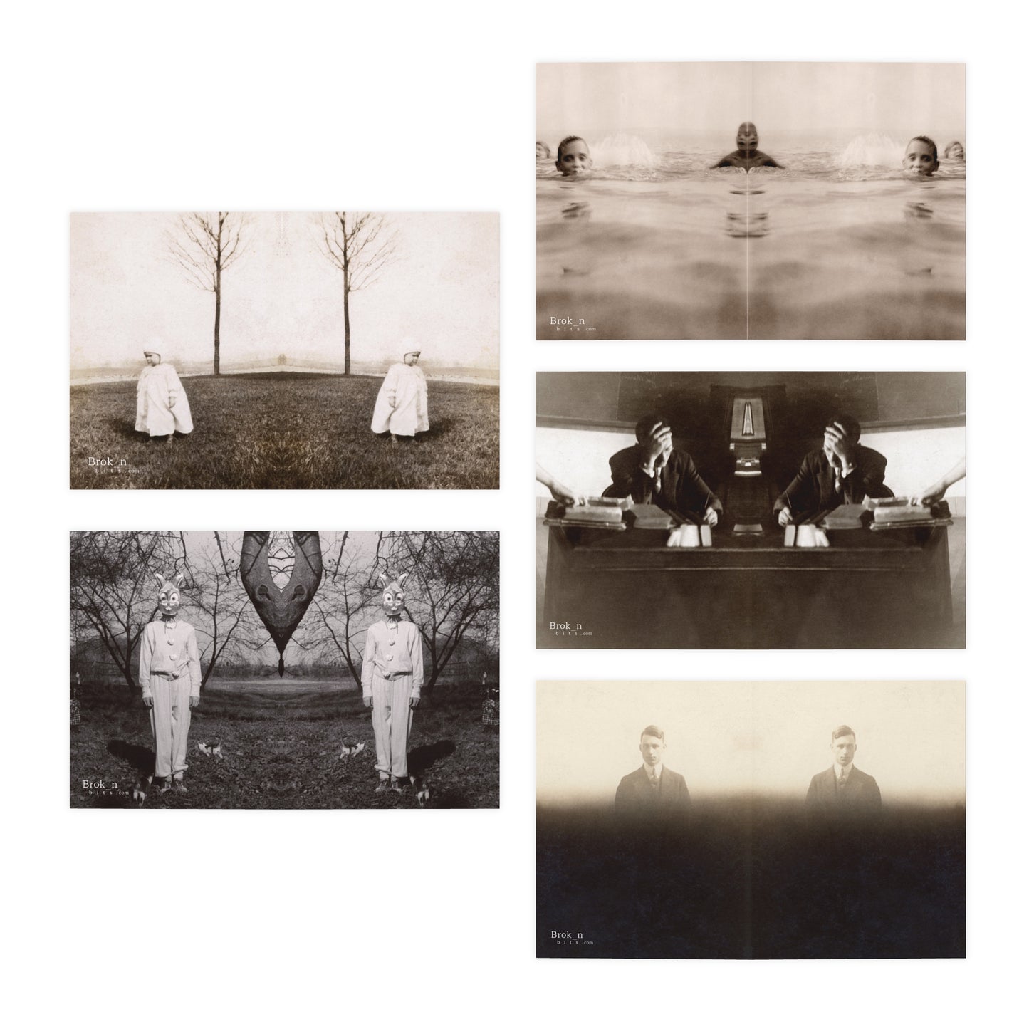 Vintage Photo Cards - Set 4