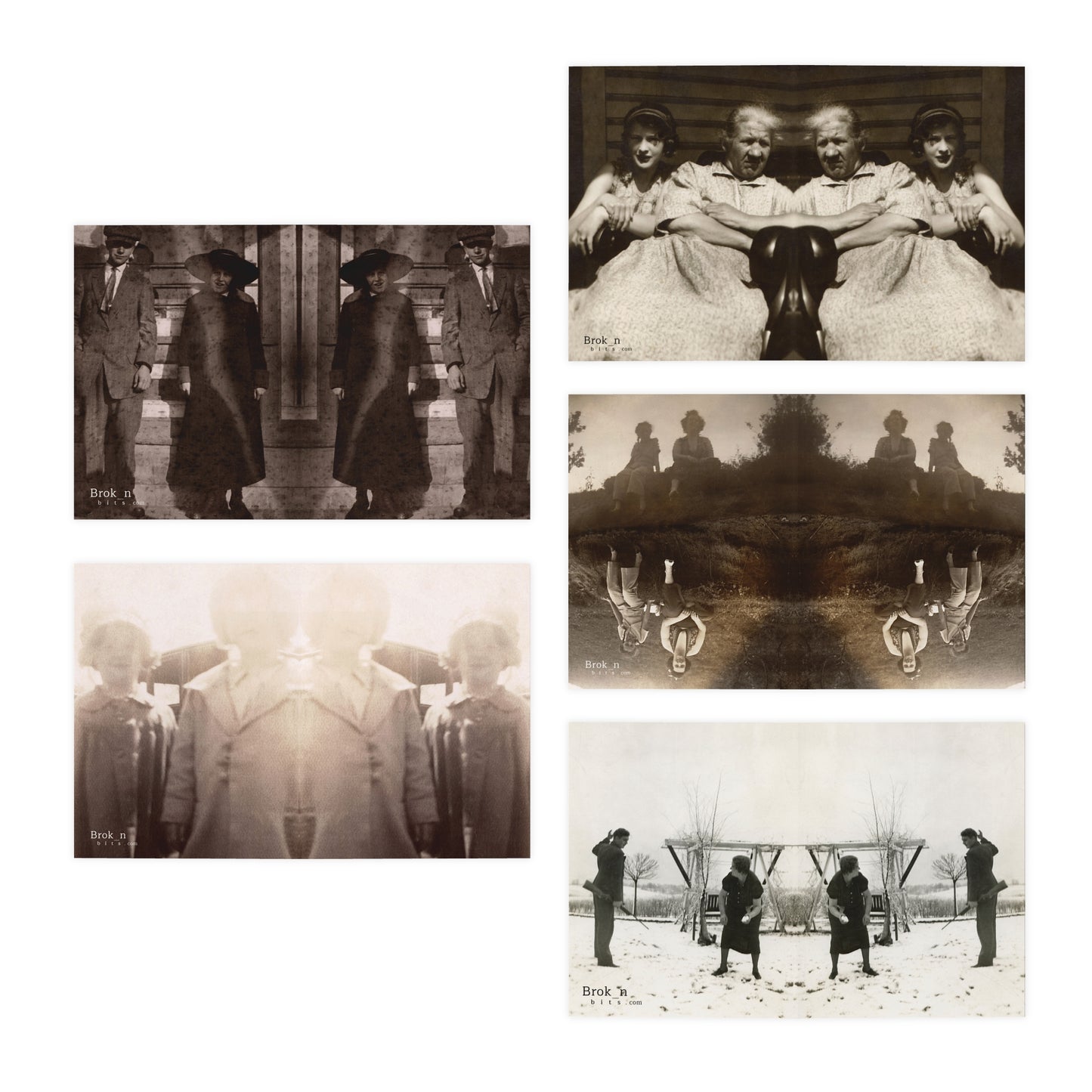 Vintage Photo Cards - Set 3: Couples