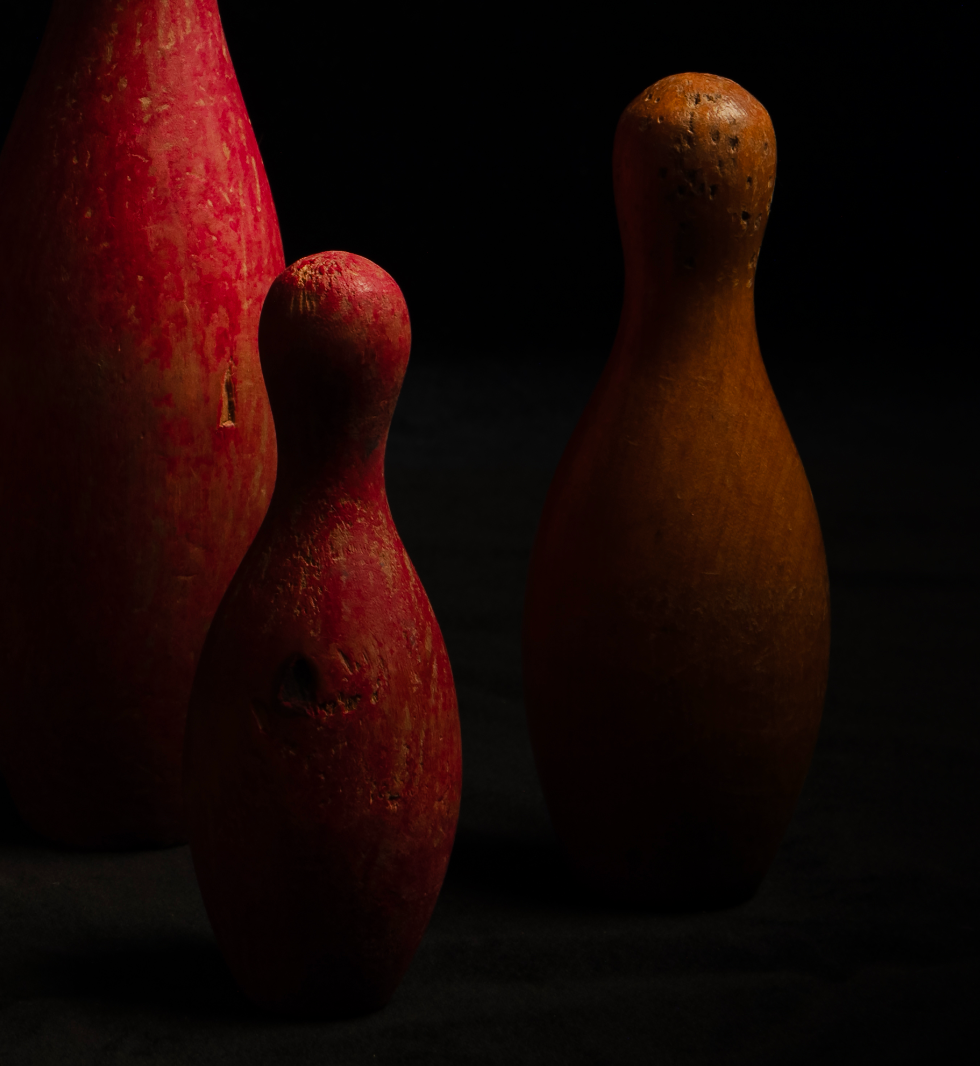 Pins and Ball Photographic Print