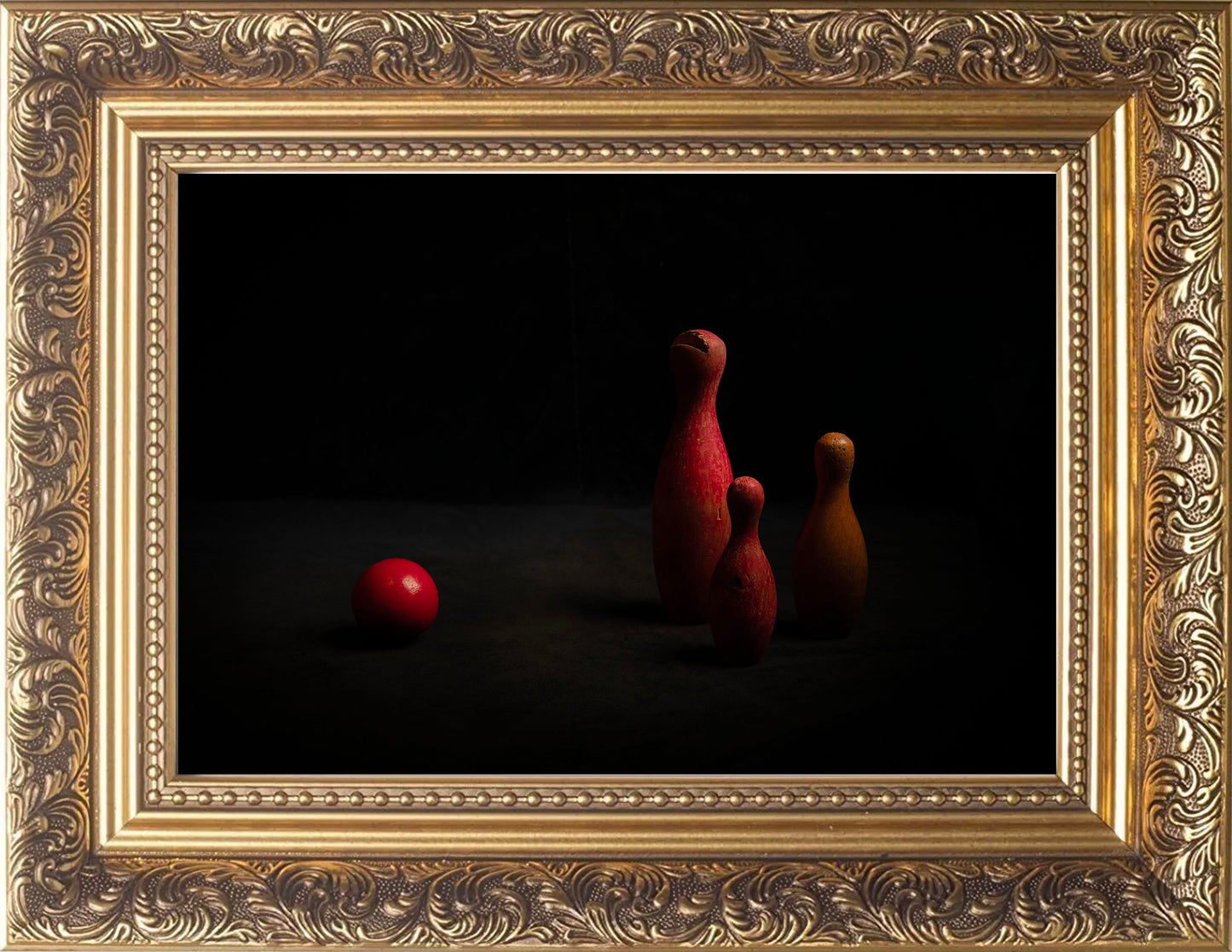 Pins and Ball Photographic Print
